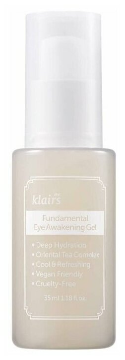 Klairs Гель для кожи вокруг глаз Fundamental Eye Awakening Gel, 35 мл