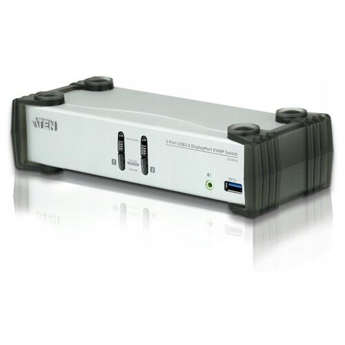 KVM-переключатель ATEN CS1912-AT-G aten 2 port usb boundless cable km switch cs62km at black