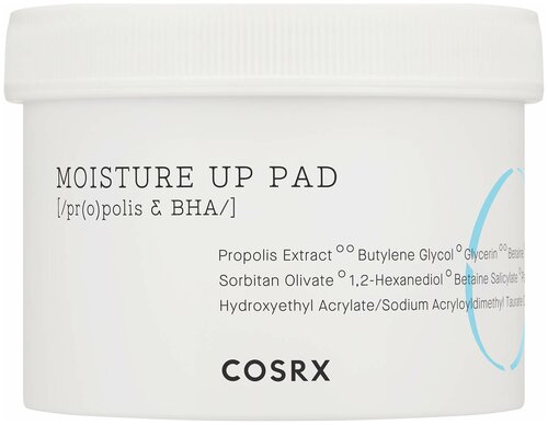 COSRX диски для лица One Step Moisture Up Pad увлажняющие, 135 мл, 70 шт.