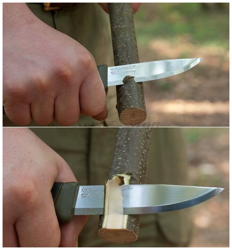 Нож Mora Companion MG (C) (11863) разделочный лезв.104мм темно-зеленый - фото №14