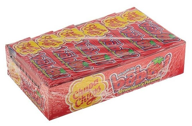 Жевательная резинка Chupa Chups BIG BABOL со вкусом клубники, 24шт по 21г - фотография № 9