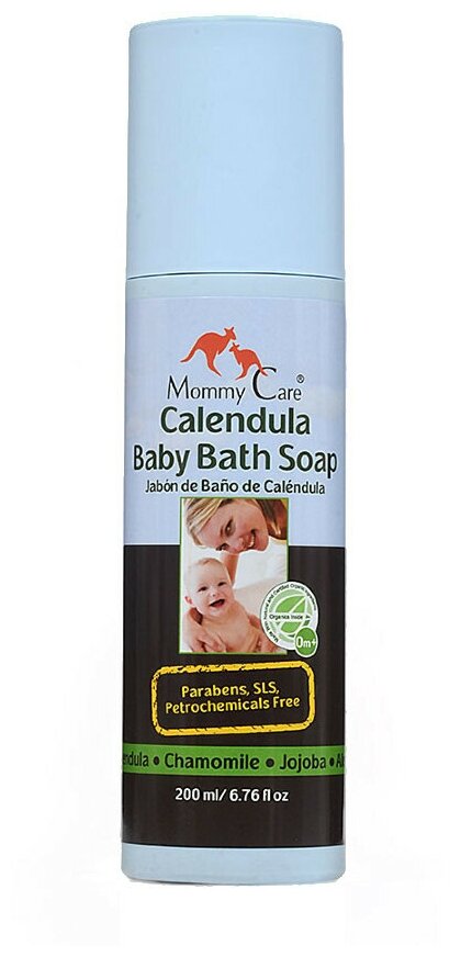 Mommy Care Органическое мыло жидкое Calendula (с дозатором), 200 мл