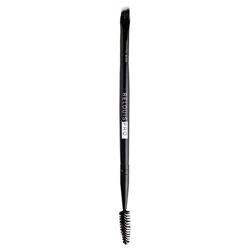 Кисть Relouis PRO Brow&Eyeliner brush №6 для бровей, для век черный