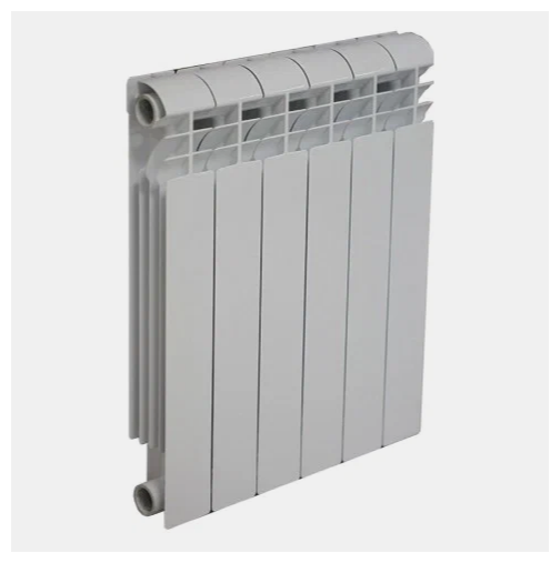 Радиатор секционный Watermark WB-500/80, кол-во секций: 8, 14.4 м2, 1440 Вт, 640 мм.