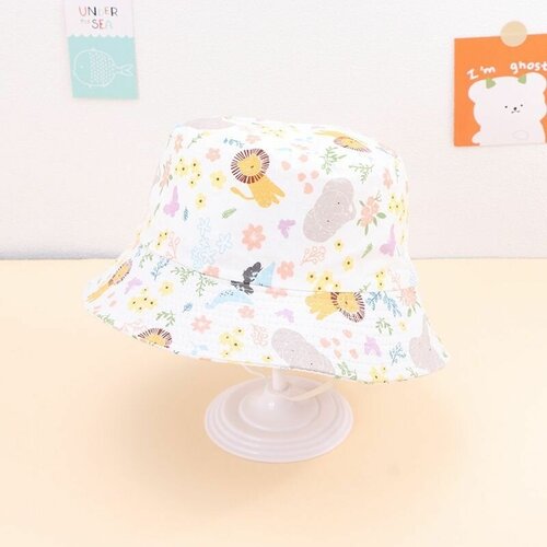 фото Панама летняя, размер 52, серый нет бренда