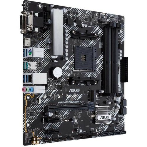 Asus Материнская плата Asus PRIME B450M-A II RTL Soc-AM4 AMD B450 4xDDR4 mATX AC97 8ch71 GbLAN RAIDVGADVIHDMI 1573800₽