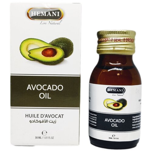 Hemani Avocado Oil Масло авокадо для лица, 30 мл