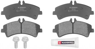 Дисковые тормозные колодки задние Marshall M2629217 для Mercedes-Benz Sprinter, Volkswagen Crafter (4 шт.)