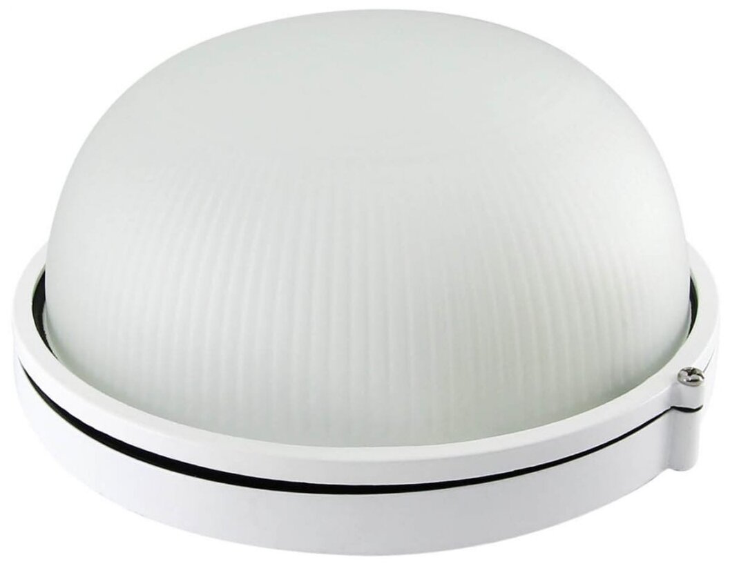 Светильник TDM НПБ1101 круг, белый 100Вт IP54 - фотография № 1