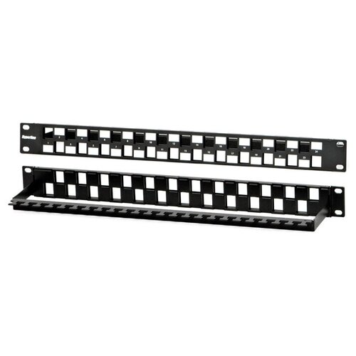 Патч-панель наборная Hyperline PPBL3-19-24S-RM 19 1U 24xRJ45