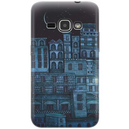 RE: PA Накладка Transparent для Samsung Galaxy J1 (2016) с принтом Ночь над городом