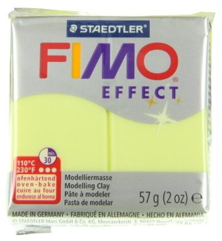Полимерная глина FIMO Effect, запекаемая в печке, 56 г, цвет цитрин (FIMO8020-106)