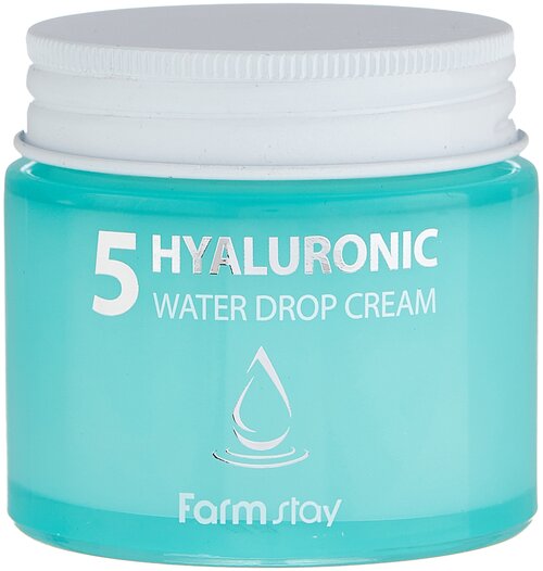 Farmstay Hyaluronic 5 Water Drop Cream Крем для лица с 5 видами гиалуроновой кислоты, 80 мл