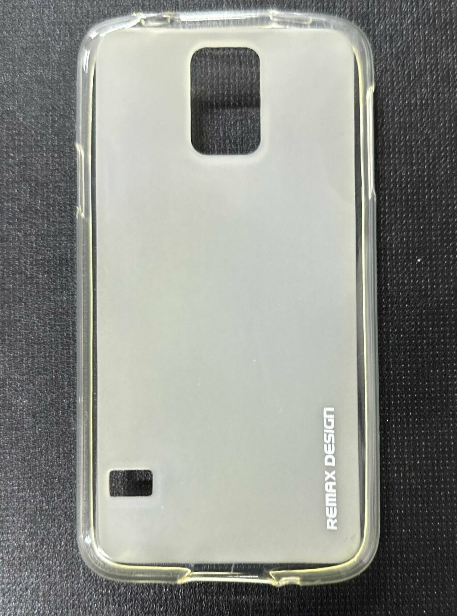 Чехол накладка силиконовая для Samsung Galaxy S5 SM-G900F I9600, белый-матовый++защитная пленка на экран в подарок