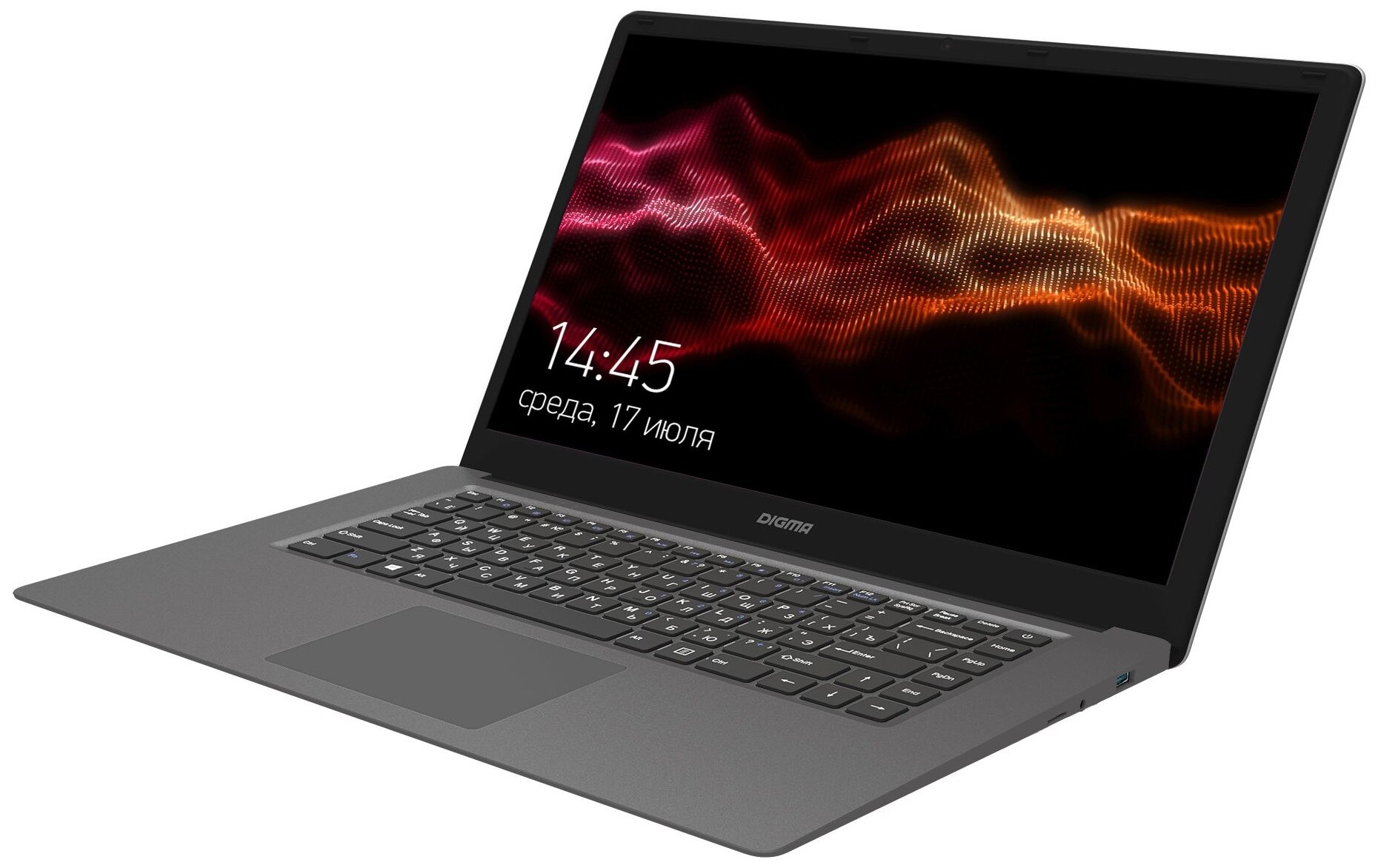 Ноутбук Digma EVE 15 C413 156 IPS Intel Celeron N3350 11ГГц 4ГБ 64ГБ SSD Intel HD Graph