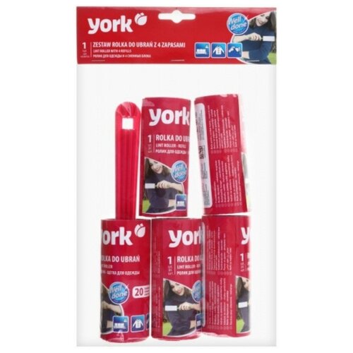 фото York набор ролик для одежды и 4 запасных блока, 20 листов ассорти