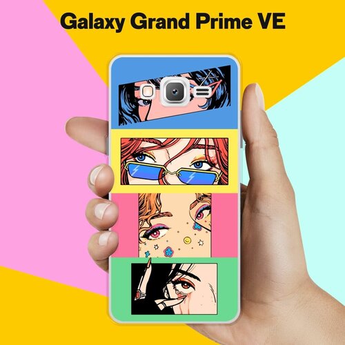 Силиконовый чехол на Samsung Galaxy Grand Prime VE 4 кадра / для Самсунг Галакси Гранд Прайм ВЕ Дуос