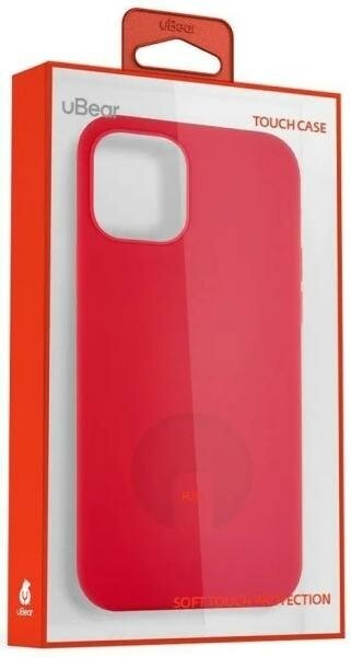 Чехол (клип-кейс) UBEAR Touch Case, для Apple iPhone 12/12 Pro, красный [cs62rr61th-i20] - фото №8