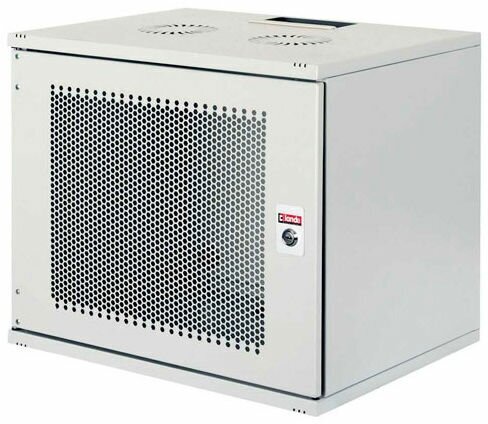 Шкаф коммутационный Lande NetBox Soho LN-SH12U5440-LG-F0-3 12U серый - фото №1