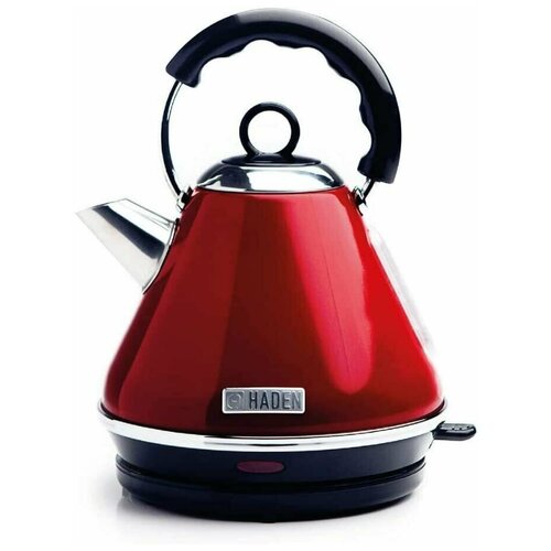 Чайник Haden SF017, красный (Haden Boston Cordless Kettle - Electric Pyramid Fast Boil Kettle, 3000W, 1.7 Litre, Metallic Red - SF017)