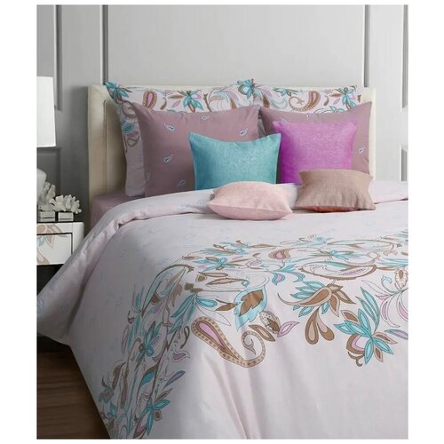 фото Постельное белье семейное mona liza monro, бязь, 2 наволочки 70 х 70 см, розовый