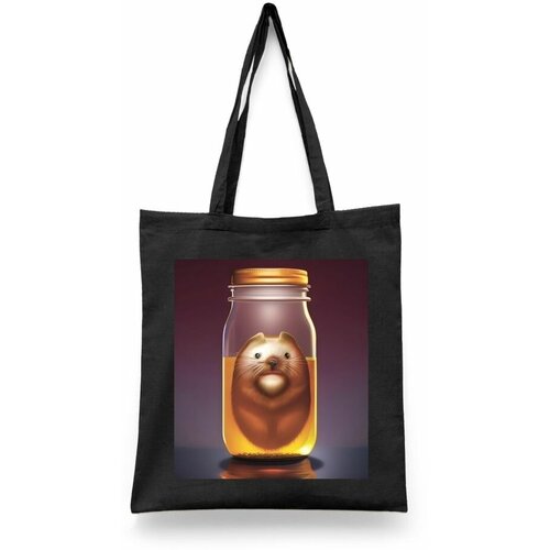 фото Сумка шоппер каждому своё, черный