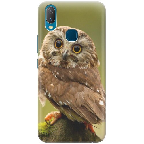 фото Cиликоновый чехол на vivo y11 / виво у11 с принтом "сова на дереве" gosso