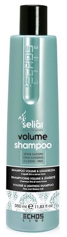 Echosline шампунь Seliar Volume and Lightness для придания объема волос, 350 мл