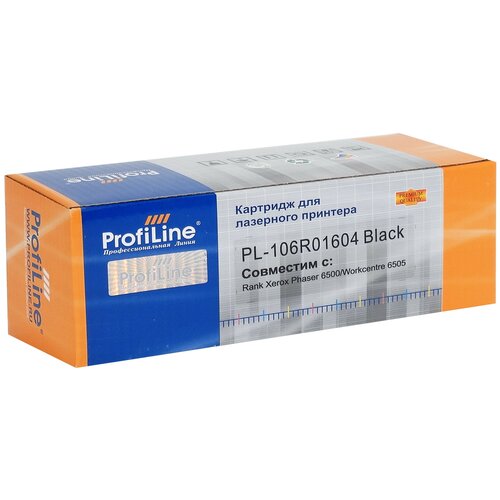 ProfiLine PL-106R01604-Bk, 3000 стр, черный картридж profiline pl 106r01604 bk 3000 стр черный