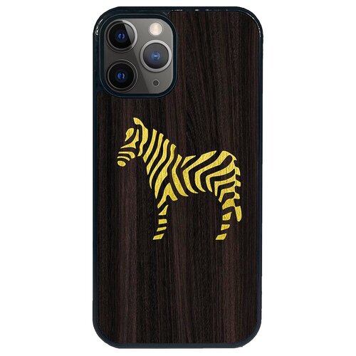 фото Чехол timber&cases для apple iphone 12/12 pro, tpu, wild collection - зебра (эвкалипт - желтый кото) timber & cases