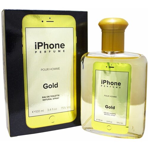 Абар Туалетная вода мужская Iphone Perfume Gold 100мл