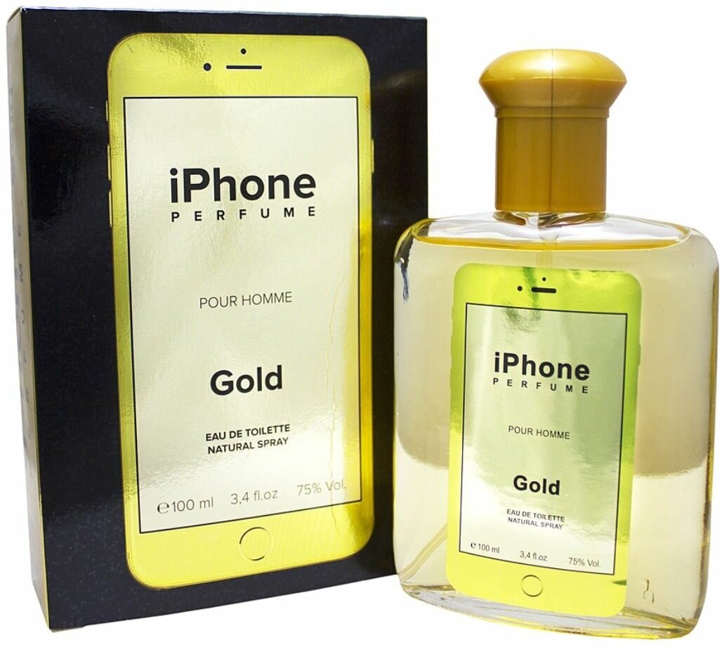 Абар Туалетная вода мужская Iphone Perfume Gold 100мл