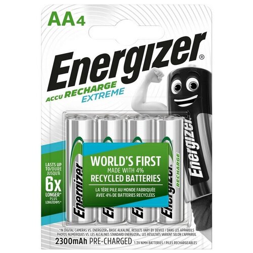 фото Аккумулятор energizer extreme аа/nh15 2300mah бл/4шт