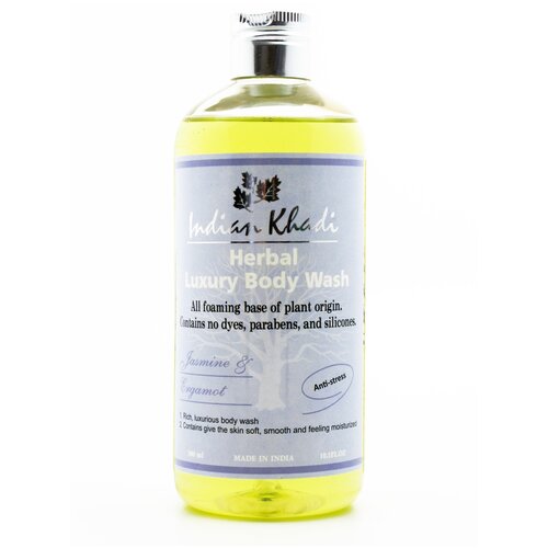 Гель для душа Indian Khadi с жасмином и бергамотом, 300 мл, 300 г