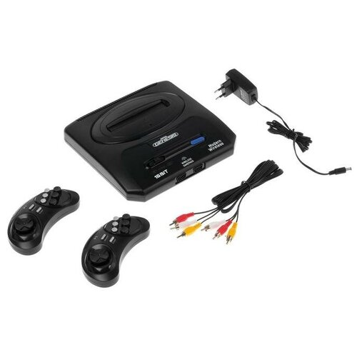 Игровая приставка Sega Retro Genesis Modern Wireless,16 Bit, 2 беспр. джойст,170 игр, черная игровая приставка retro genesis 8 bit junior av кабель 2 проводн джойст 300 игр черная