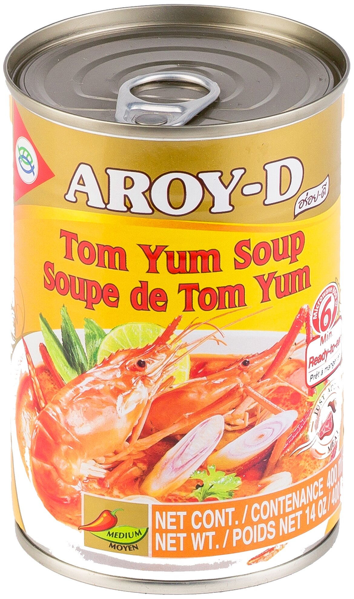 Суп Том Ям Tom Yum Soup Aroy-D 400 гр. ж/б