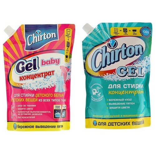 Жидкое средство Chirton гель, для стирки детского белья, 750 мл