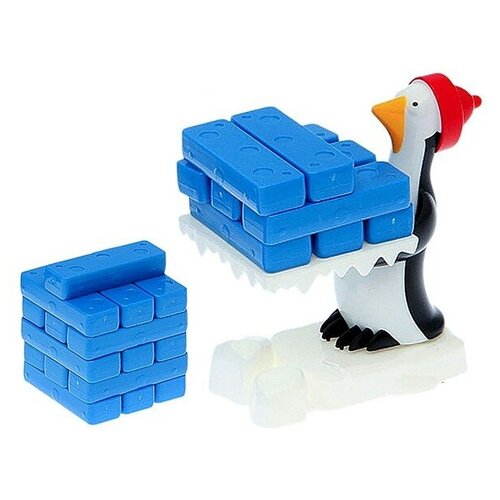 Настольная игра «Падающая башня: Льдины пингвина», в пакете игра деревянная башня большая