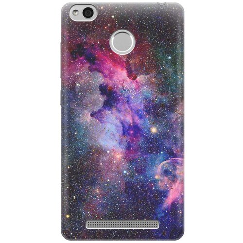 фото Cиликоновый чехол на xiaomi redmi 3 pro / сяоми редми 3 про с принтом "открытый космос" gosso