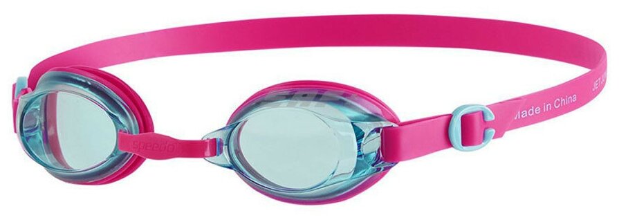 Очки для плавания детские Speedo Jet V2 Junior, Розовый, размер Без размера - фото №2