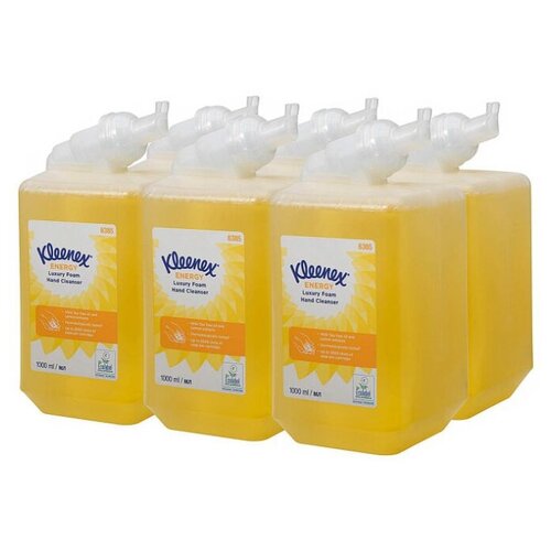Kleenex Мыло-пенка Energy Luxury, 6 шт., 1 л, 1 кг