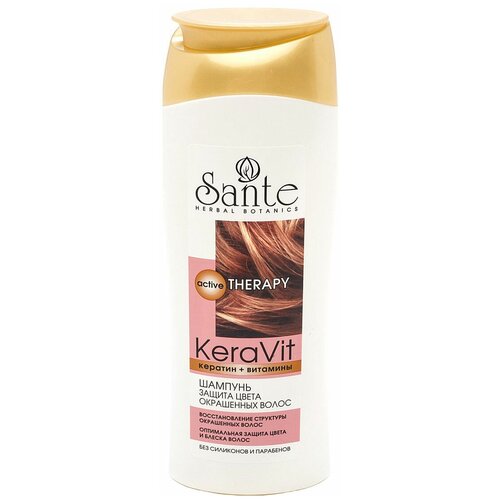 Sante шампунь KeraVit защита цвета окрашенных волос, 400 мл