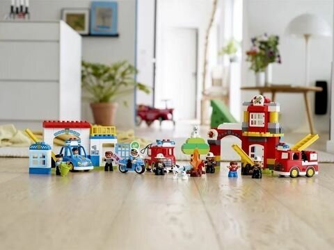 Lego Duplo Town 10900 Полицейский мотоцикл Конструктор - фото №18