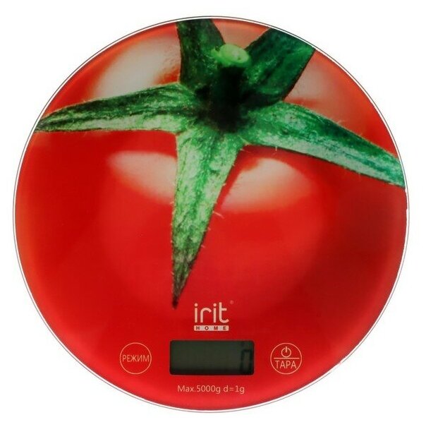Весы кухонные Irit IR-7238 красный - фото №2