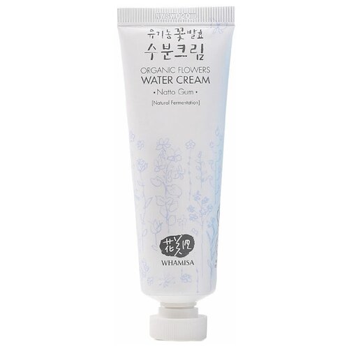 Увлажняющий крем с пептидами Whamisa Organic Flowers Water Cream Natto Gum