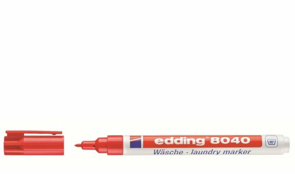 Маркер для белья EDDING E-8040/2 красный 1мм - фотография № 4