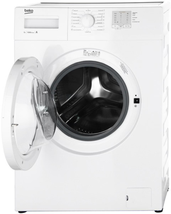 Узкая стиральная машина Beko WRS5511BWW, 5 кг, белый