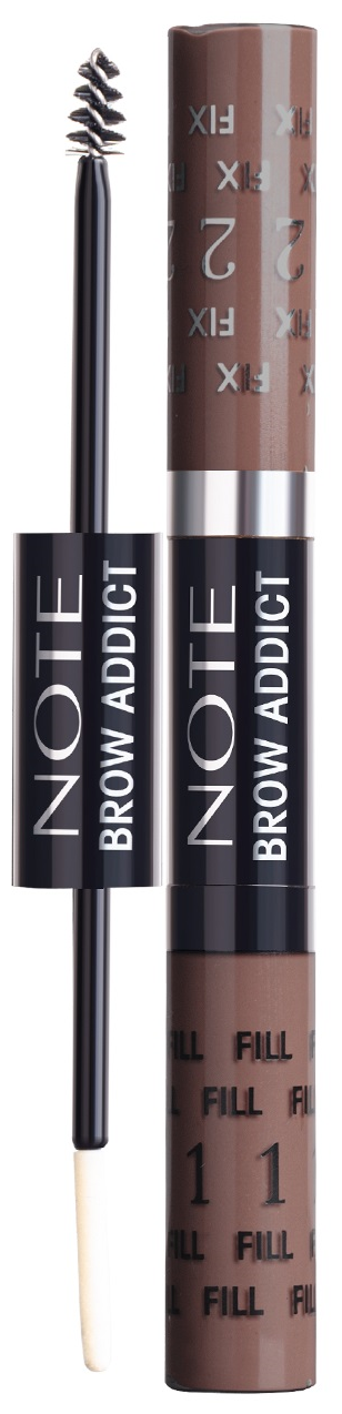 Note Тинт для бровей Brow Addict Tint & Shaping Gel, оттенок 04 Grey Brown