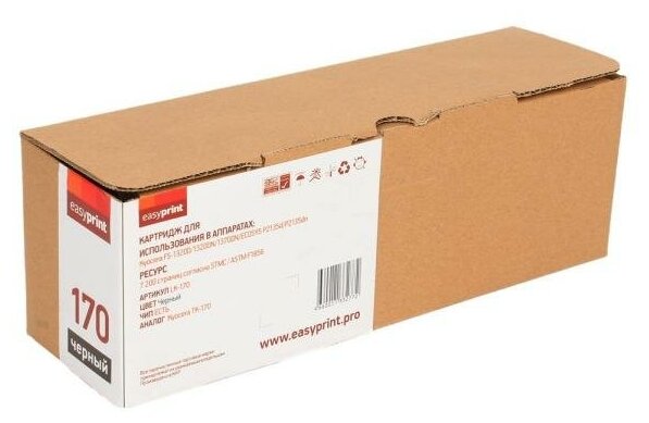 Картридж EasyPrint LK-170 для Kyocera FS-1320D/1370DN/ECOSYS P2135 черный 7200стр