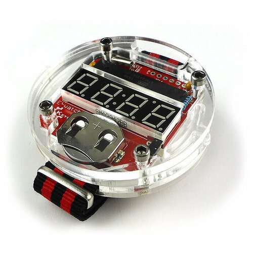 Набор для пайки - Наручные электронные часы на LED, NM5040box Мастер Кит